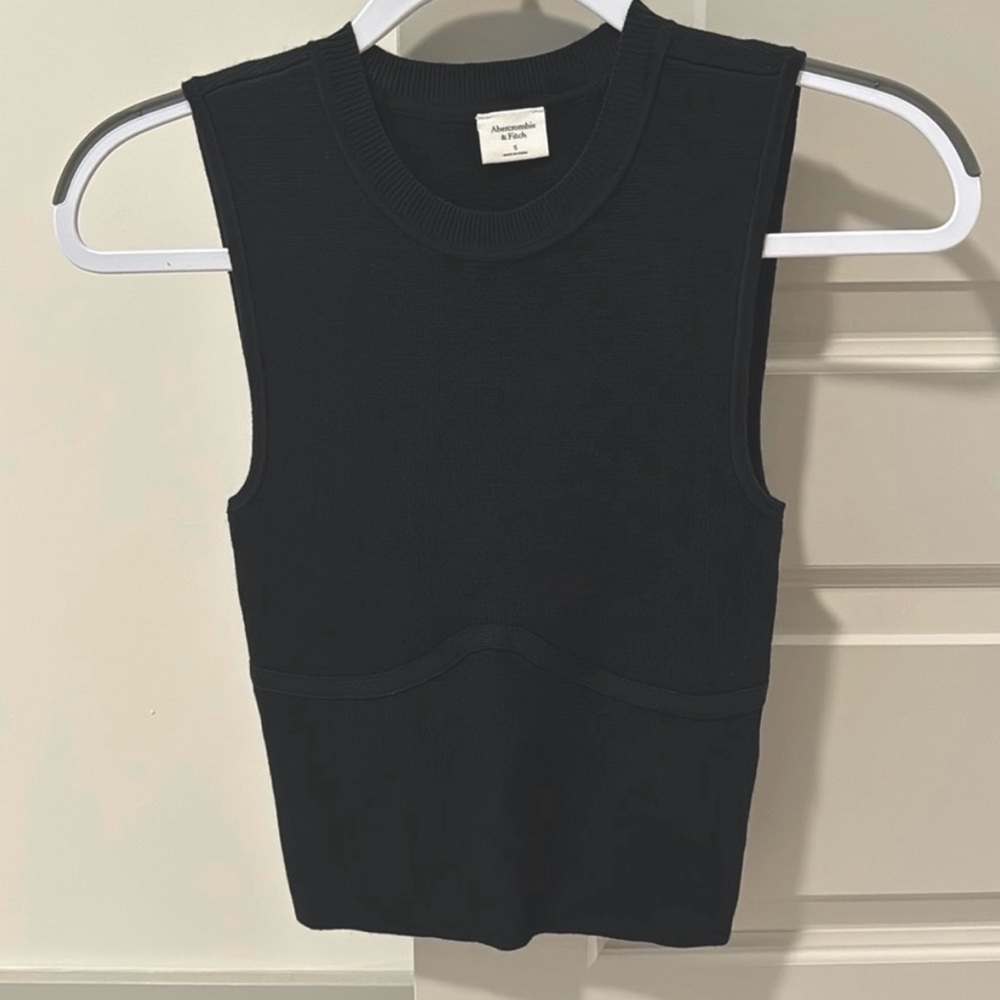 Abercrombie Underbust Corset Crew Tank
